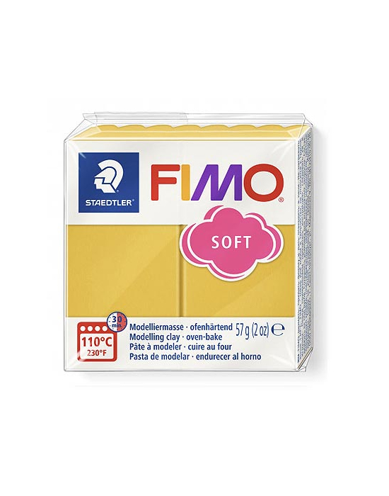 Neuf Pâte Fimo Soft 57gr Citron n°10 