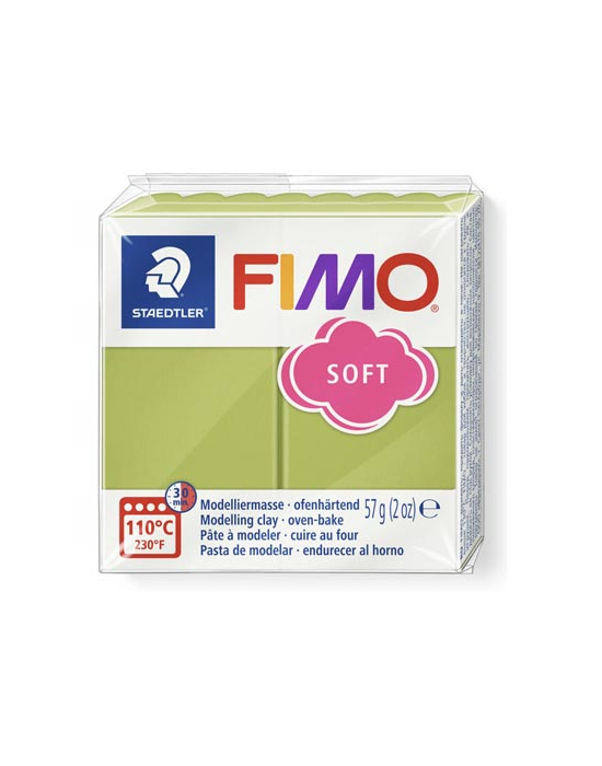 Fimo Soft 52 Vert Limon ofenhärtende Modelages 57 g 
