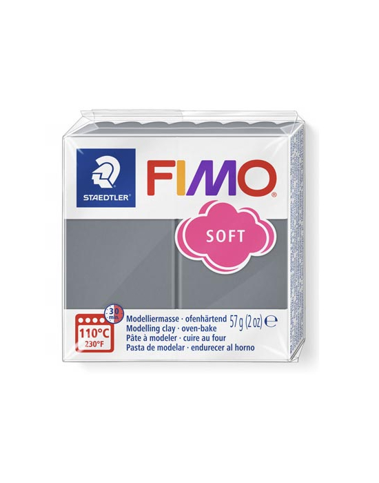 FIMO Soft 57 g Gris Tempête N° T80