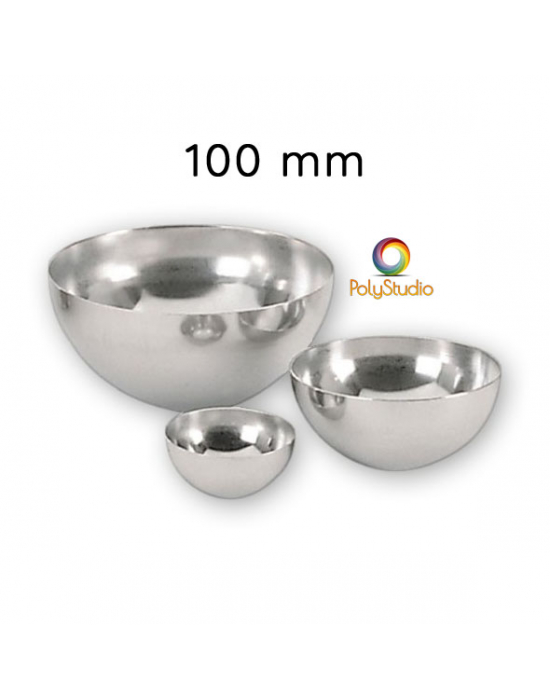100 mm steel half-sphere mold