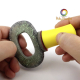 5 ABRALON abrasives - 360 to 4000 grits - Ø 34 mm