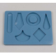 Sculpey Silicon bakeable mold Geometric Jewels