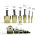 6 Square Kemper Cutters 3/16" to 3/4"
