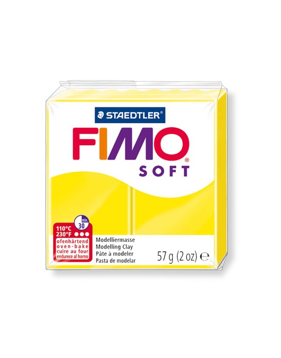 FIMO Soft 57 g jaune citron N° 10