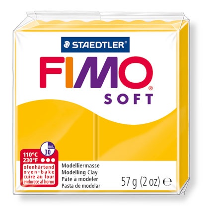 soft and effect clay FIMO Fimo all yellow and oranges 9x 57g pks 