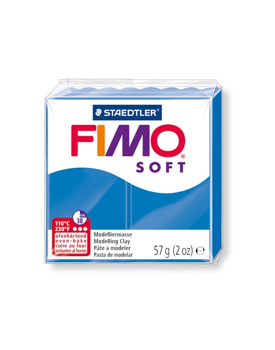 FIMO Soft 57 g bleu pacific N°37