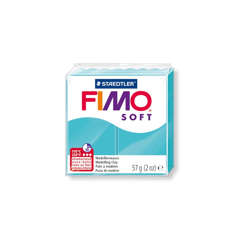 Fimo Soft 52 Vert Limon ofenhärtende Modelages 57 g 