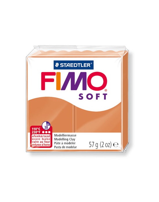 FIMO Soft 57 g 2 oz Cognac Nr 76