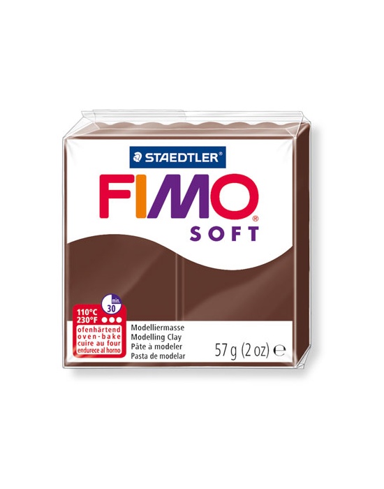FIMO Soft 57 g 2 oz Chocolate Nr 75