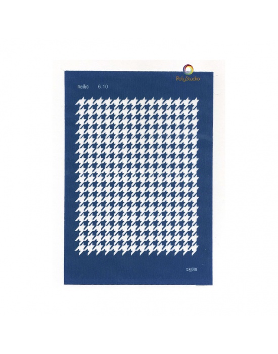 Moïko silk screen Houndstooth