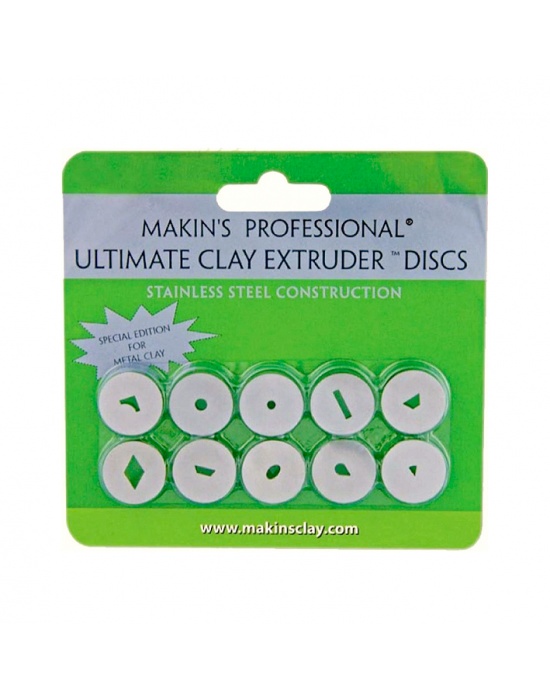 10 Makin's extruder discs Set Metal