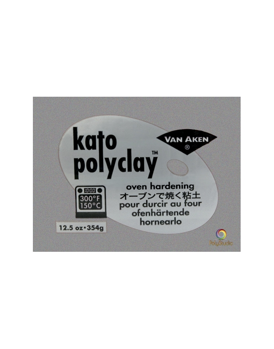 KATO Polyclay 354 g (12.5 oz) Silver metal