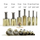 7 Heart Kemper Cutters 3/16" to 3/4"