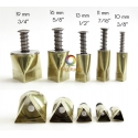 5 Triangle Kemper Cutters 3/8" to 3/4"