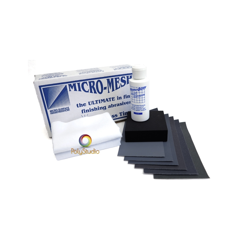 3 tailles disponibles Micro-mesh Ponçage et polissage tampons 