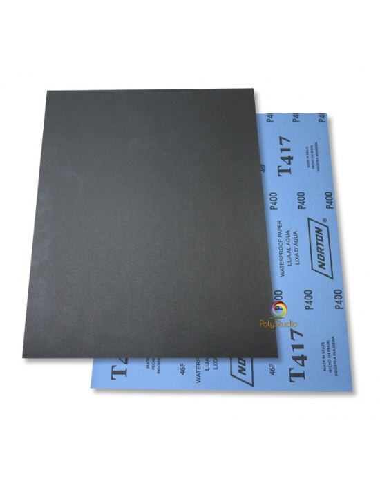 2 Waterflex sanding paper sheets grit 400