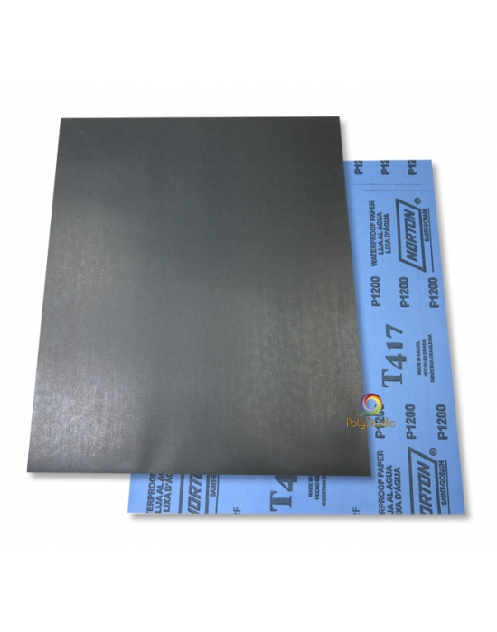 2 Waterflex sanding paper sheets grit 1200