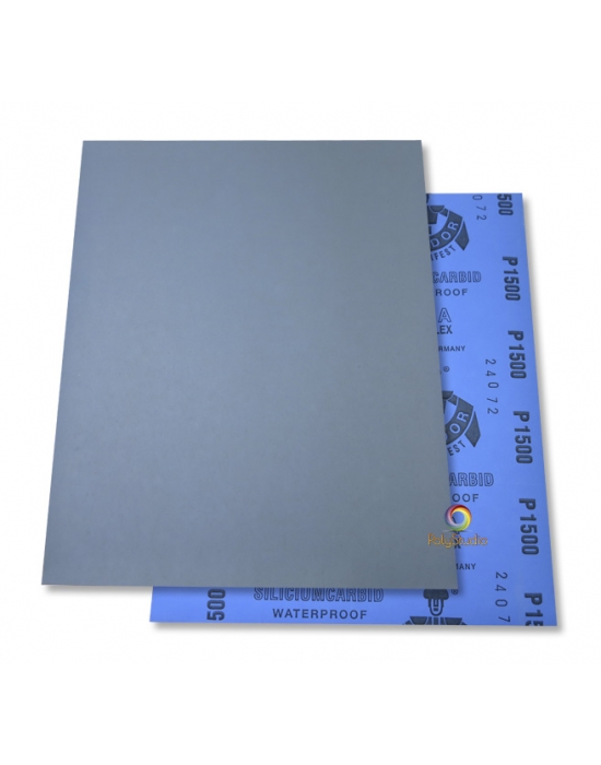 2 Waterflex sanding paper sheets grit 1500