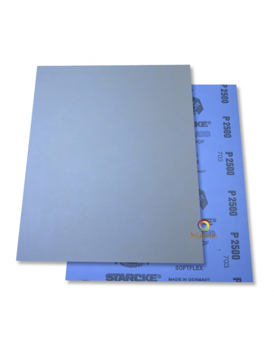 2 Waterflex sanding paper sheets grit 2500