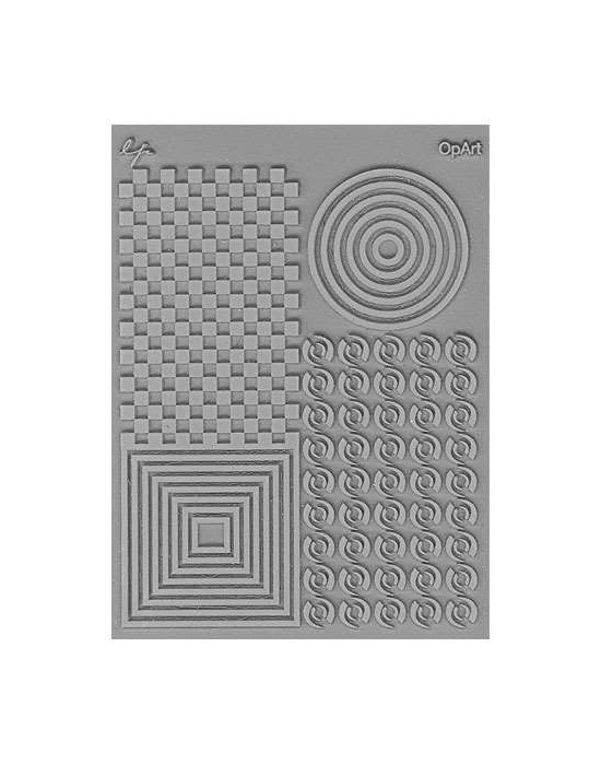 L. Pavelka Texture stamp OpArt