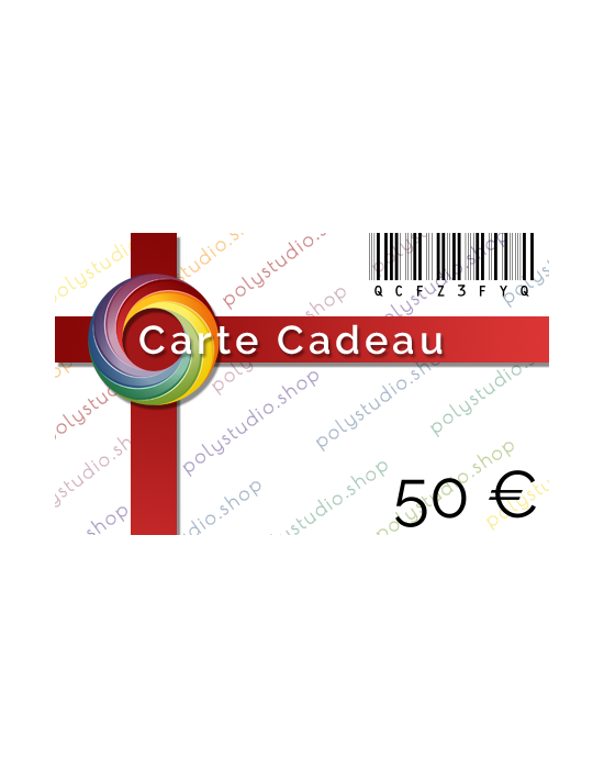 Carte Cadeau PolyStudio 50 €