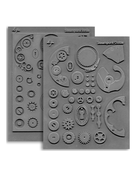 2 L. Pavelka Texture stamps Steampunk