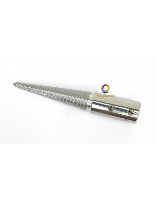 Left "pigtail" spindle