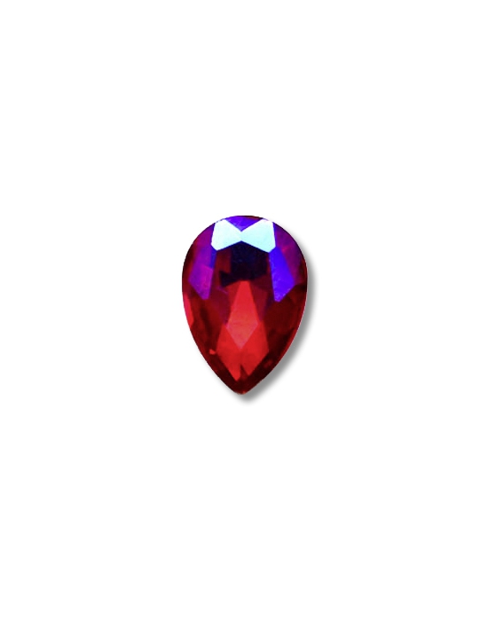 5 Red mini drop jewels