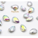 5 Multicolor Iridescent mini jewels