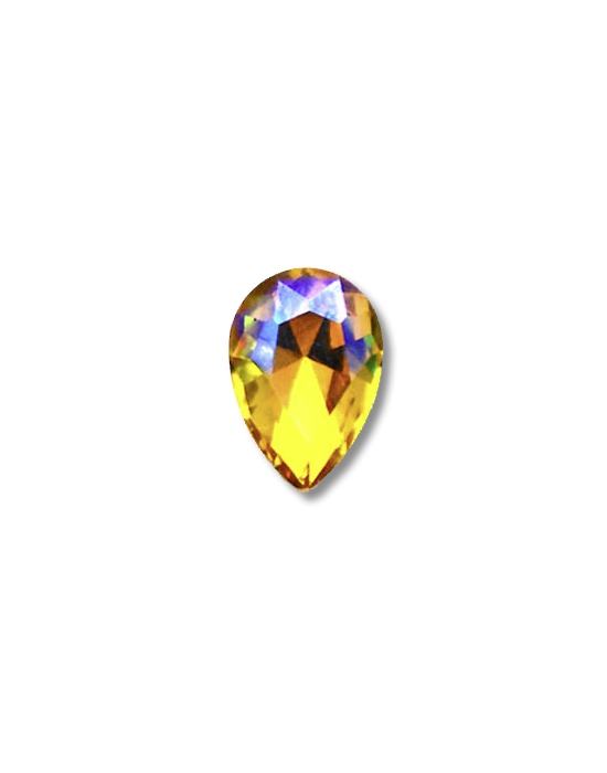 5 Yellow drop mini jewels