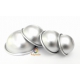 4 aluminium half sphere molds