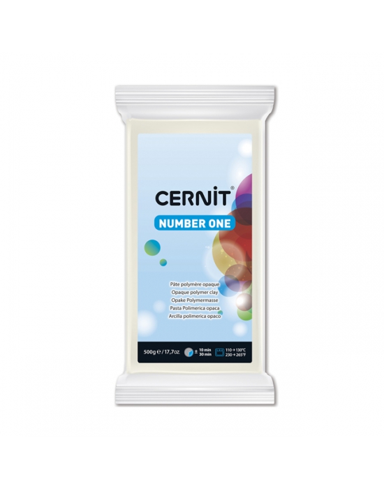 CERNIT Number One - 500 g - blanc opaque - N° 27