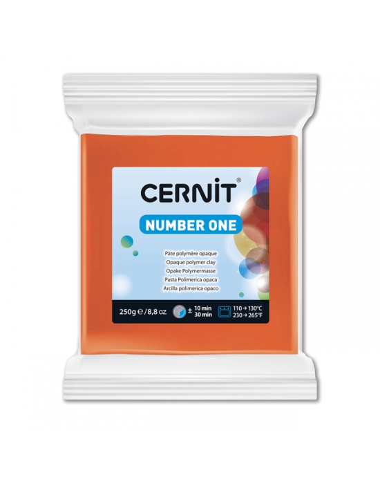 CERNIT Number One - 250 g - Orange - N° 752