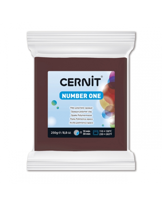 CERNIT Number One - 250 g - Brun - N° 800