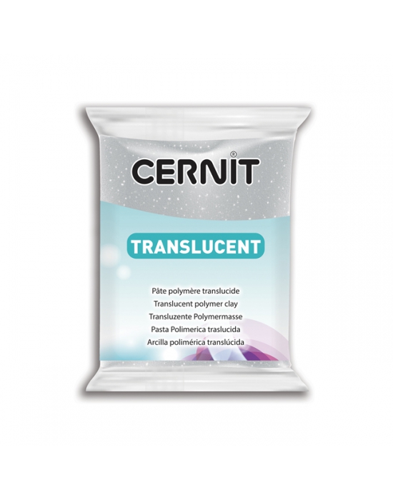 CERNIT Translucent- 2 oz Glitter Silver Nr 50