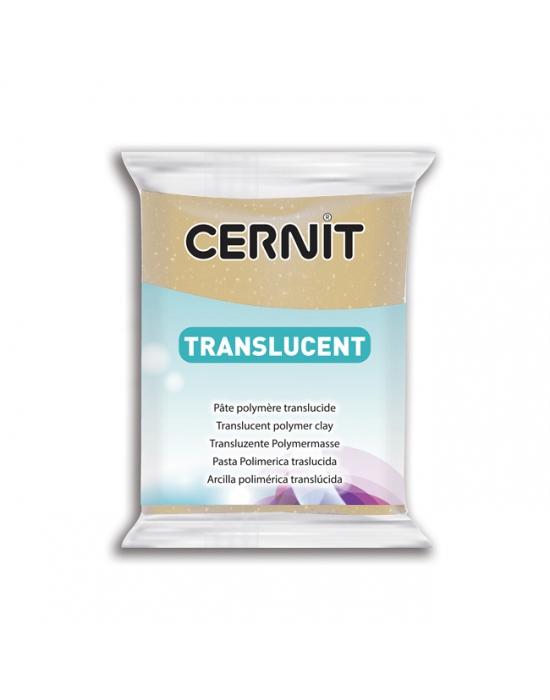 CERNIT Translucent- 2 oz Glitter Gold Nr 50