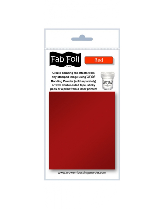 Fab Foil Red