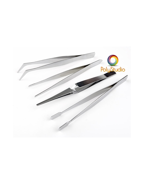 Set of 4 tweezers