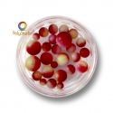 Perles rondes dégradées Rouge Jaune Blanc