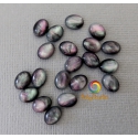 Mother of pearl half oval beads