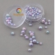 Color gradient round beads Pink Lilac