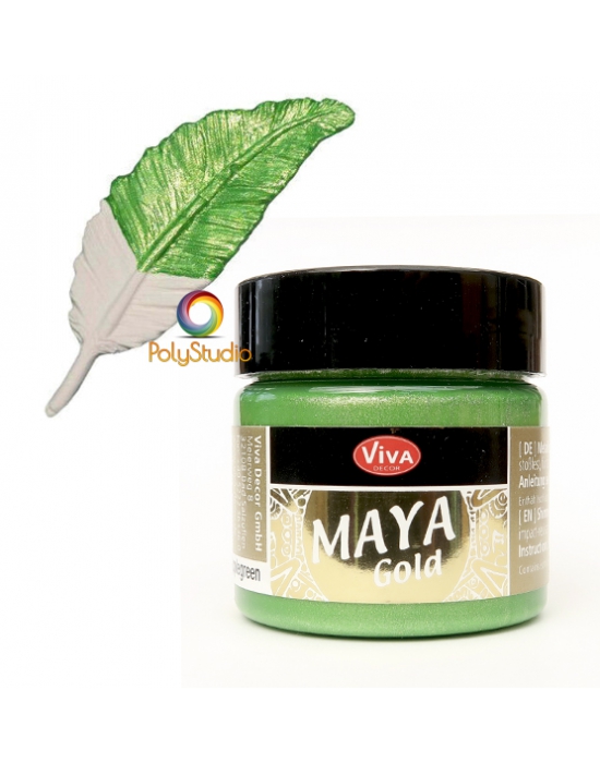Apple green Maya Gold paint