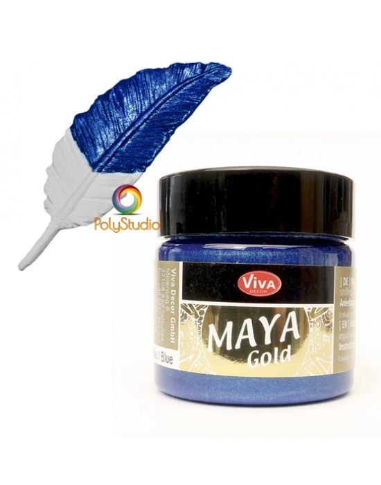 Blue Maya Gold paint