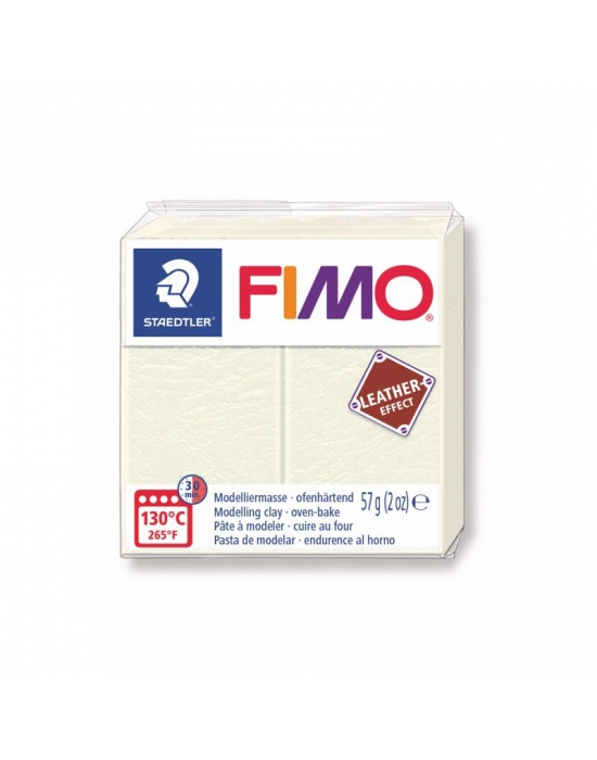 FIMO Leather 57 g 2 oz Ivory Nr 29