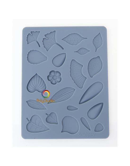 Sculpey Moule silicone Fleurs et Feuilles
