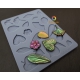 Sculpey Silicon bakeable mold Flowers and leaves
