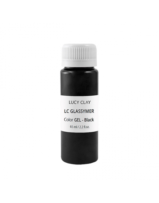 LC Glassymer gel couleur Noir 65 ml