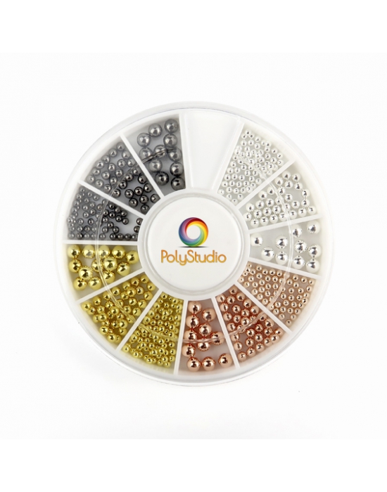 Micro perles métalliques 1,5-2-3 mm