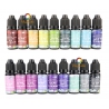 Set 18 flacons de résine UV colorée opaque