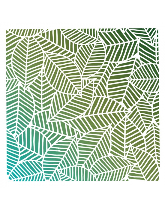 Interlaced Leaves Stencil Carabelle
